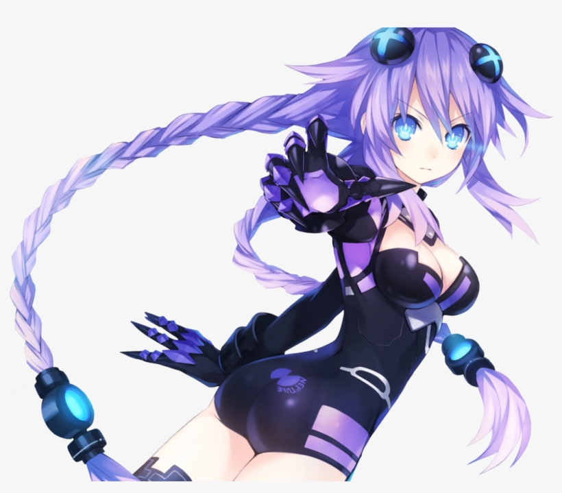 Hyperdimension Neptunia Purple Heart Render, transparent png #3923827