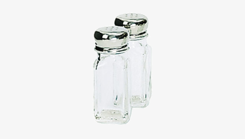 Adcraft Mushroom Top Salt/pepper Shakers, Glass/stainless, transparent png #3924133
