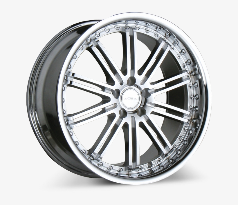 Dimension D658 Chrome Wheels & Rims - Car Chrome Wheel, transparent png #3924579