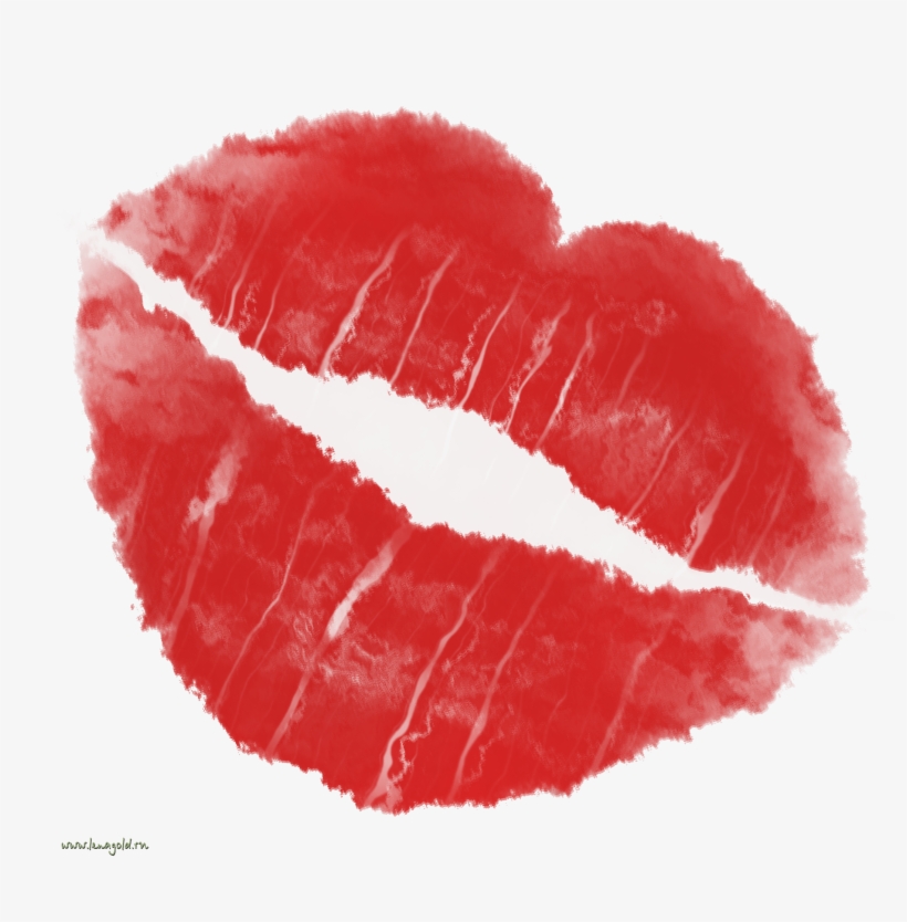 Red Lipstick Kiss, transparent png #3924739