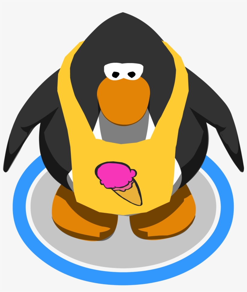 Ice Cream Vendor In-game - Club Penguin Penguin Png, transparent png #3924890