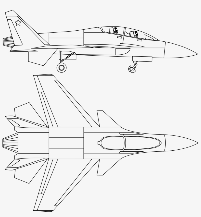 Air Craft Sketch, transparent png #3926494