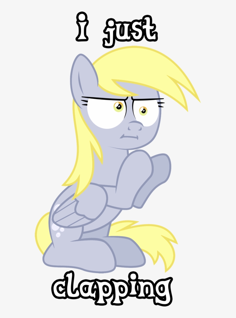 Clapping, Derpy Hooves, Engrish, I Mean I See, Poker - Derpy Clapping, transparent png #3926786