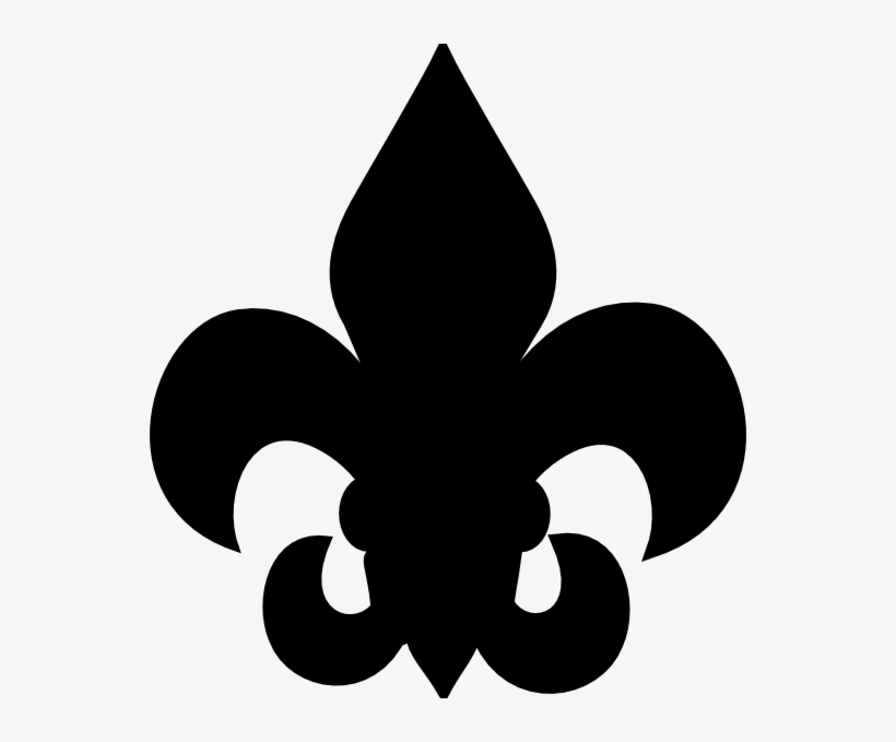 Fleur De Lis Drawing At Getdrawings - Vector Fleur De Lis Silhouette, transparent png #3926847