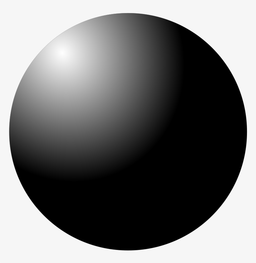 How To Set Use Esfera Icon Png - Black Ball 3d Png, transparent png #3926905