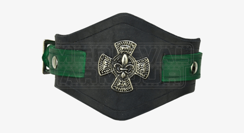 Fleur De Lis Leather Wrist Cuffs - Fleur De Lis Leather Wrist Cuffs - Fleur De Lis Leather, transparent png #3927026