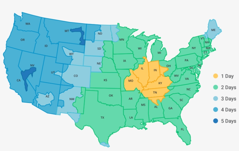 Estimated Ground Transit Times - Brigham City Ut Map, transparent png #3927127