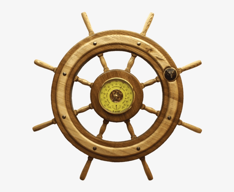 Rain-glass Ship Steering Wheel - High Resolution Boat Steering Wheel Transparent Background, transparent png #3927152