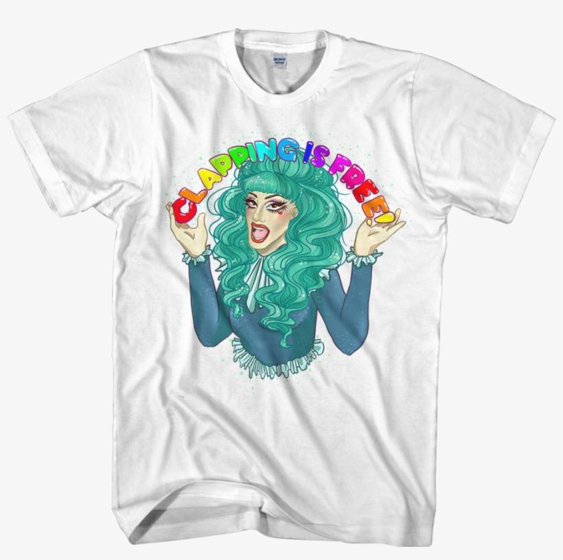 Evah Destruction Clapping T-shirt - Sharon Needles T Shirt, transparent png #3927347