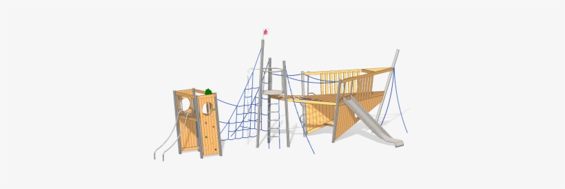 Posts Made Of Stainless Steel Bow And Stern Part Lookout - Playground, transparent png #3927624