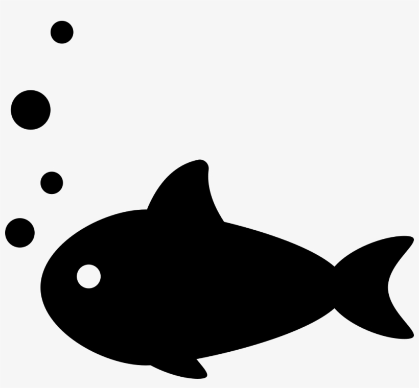 Fish With Four Bubbles Comments - Fish With Bubbles Icon, transparent png #3927657