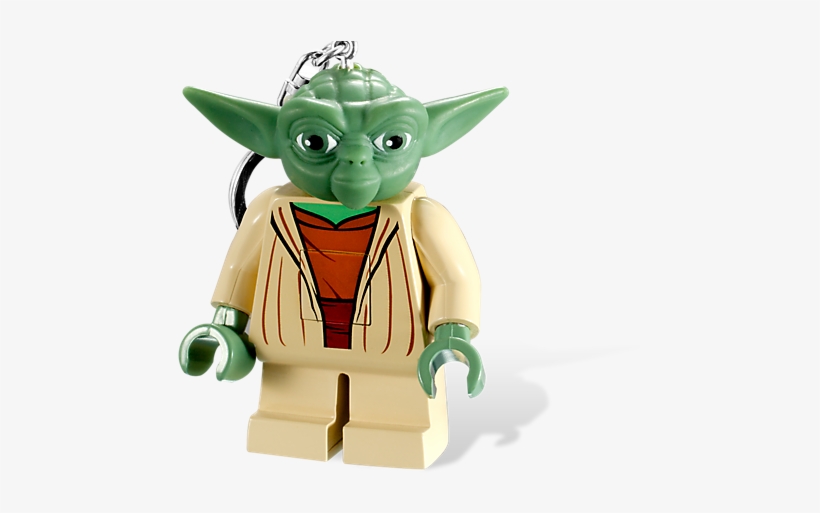 Llavero Con Linterna De Yoda™ - Lego Star Wars Master Yoda, transparent png #3927678