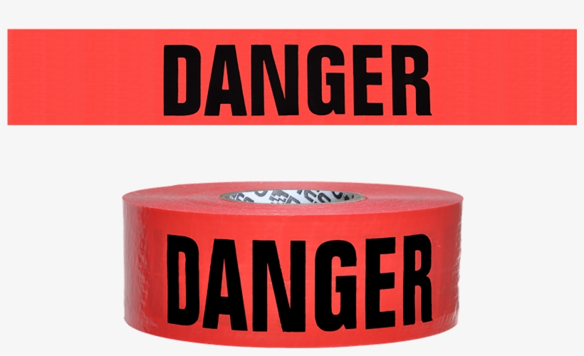 Barricade Tape - Presco 7 Mil Reinforced Barricade Tape, 3"x500', Sold, transparent png #3927946