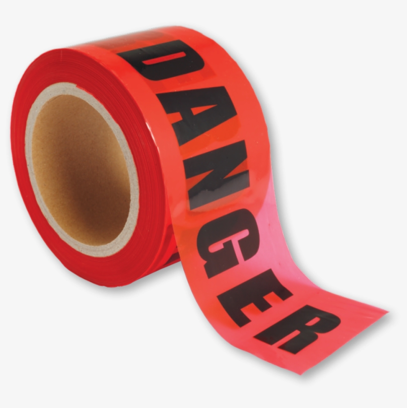 Red Danger Tape - Red, transparent png #3928000