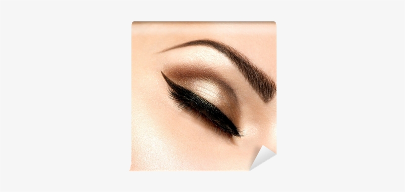 Beautiful Eyes Retro Style Make-up Wall Mural • Pixers® - Eyes Makeup Of Bridal, transparent png #3928247