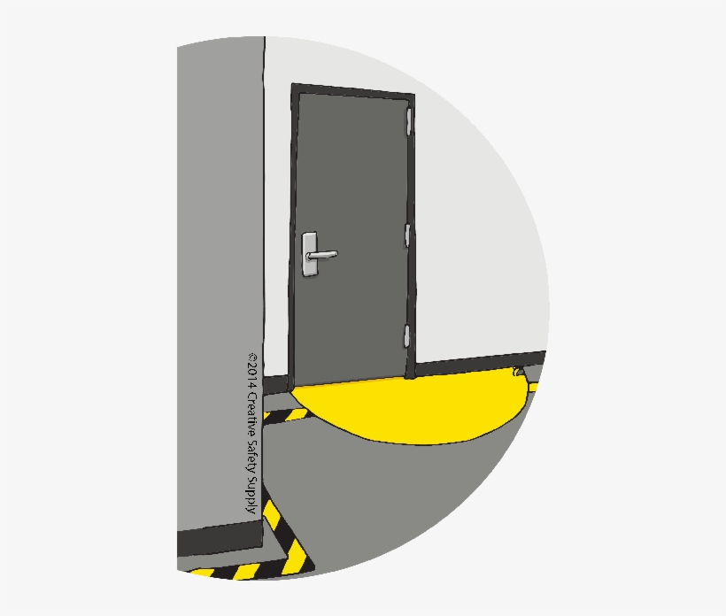 Floor Marking Tape Door Swing - Ring, transparent png #3928535