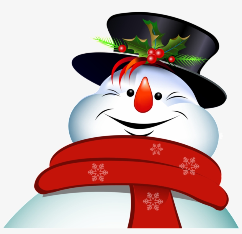 Transparent Snowflake Decoration Free Buckle Snowman - Snowman Baby - Retractable Id Felt Badge Holder - Holiday, transparent png #3928621