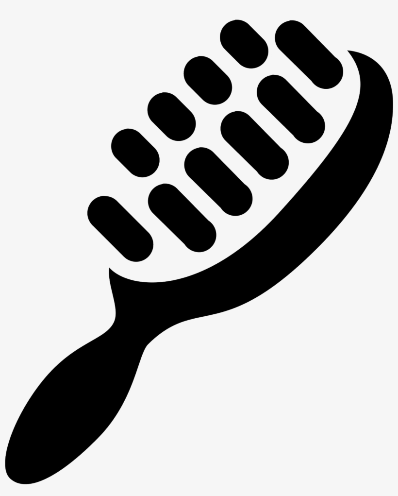 Hair Brush Icon - Hairbrush Icon, transparent png #3928771