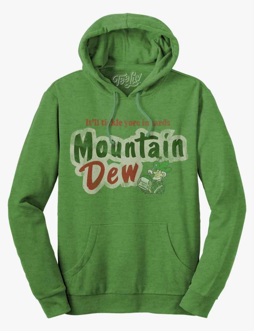 It'll Tickle Your Innards Mt Dew Hoodie - Tee Luv 19781-sm Mountain Dew Itll Tickle Yore Innards, transparent png #3929055