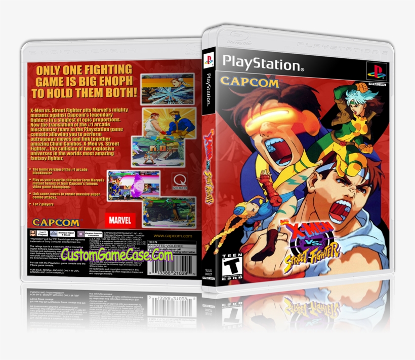 X-men Vs Street Fighter - Playstation 2, transparent png #3929180