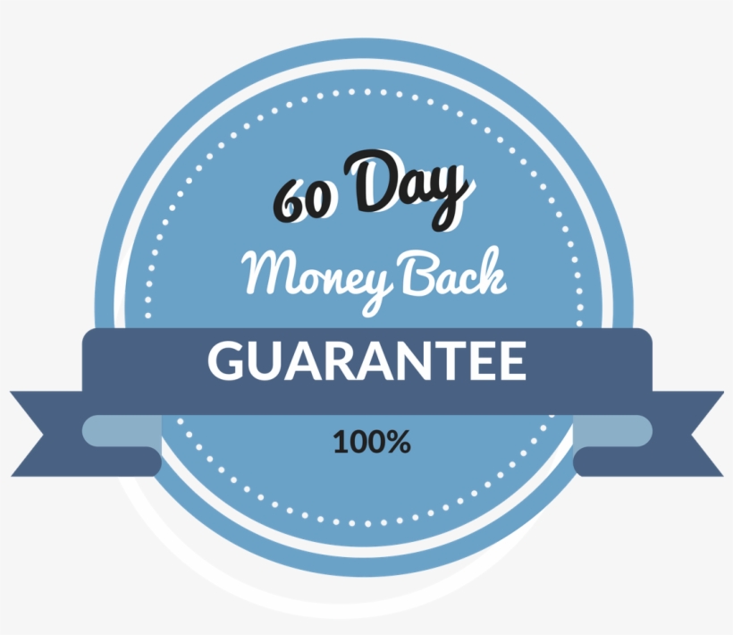 A 60 Day, "try It, Test It, Apply It" Money Back Guarantee - Circle, transparent png #3929310