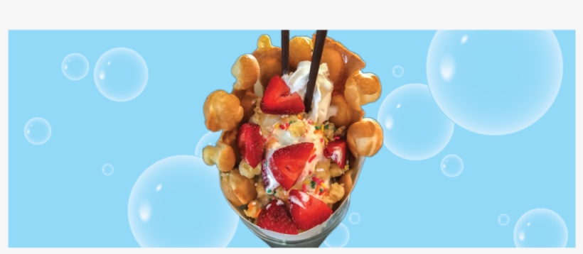 Bubble Background Straw2 - Egg Waffle, transparent png #3929696