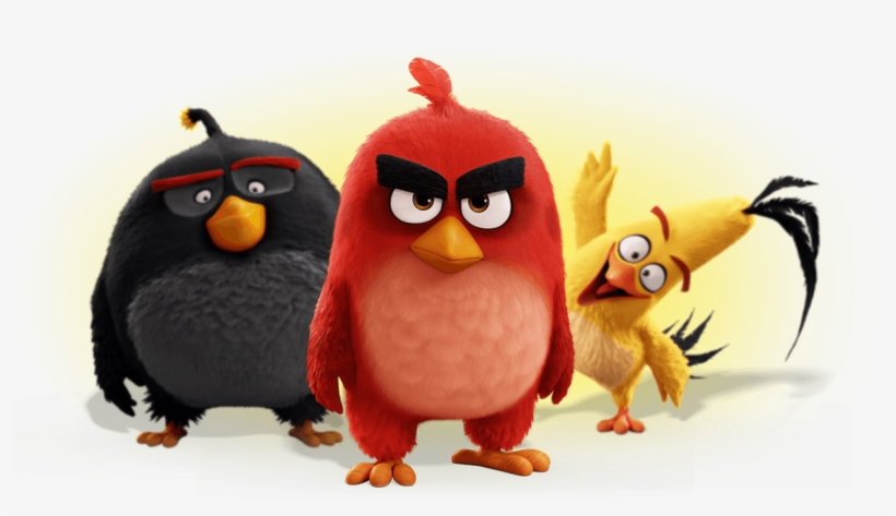 Angry Birds - Angry Birds Black And Red, transparent png #3929755