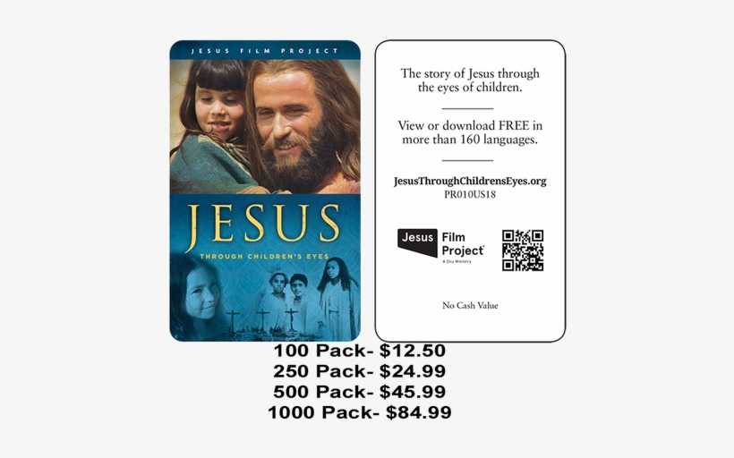 "jesus Through Children's Eyes" Gift Card - Through Children's Eyes, transparent png #3930358