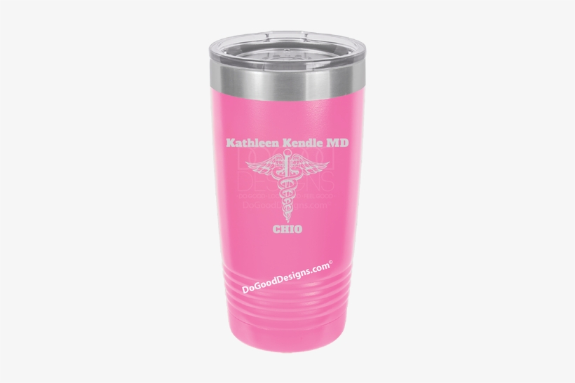 This Listing Is For A Polar Camel Brand Tumbler Laser - Junior's Caduceus Symbol Black Long Sleeve V-neck T, transparent png #3930445