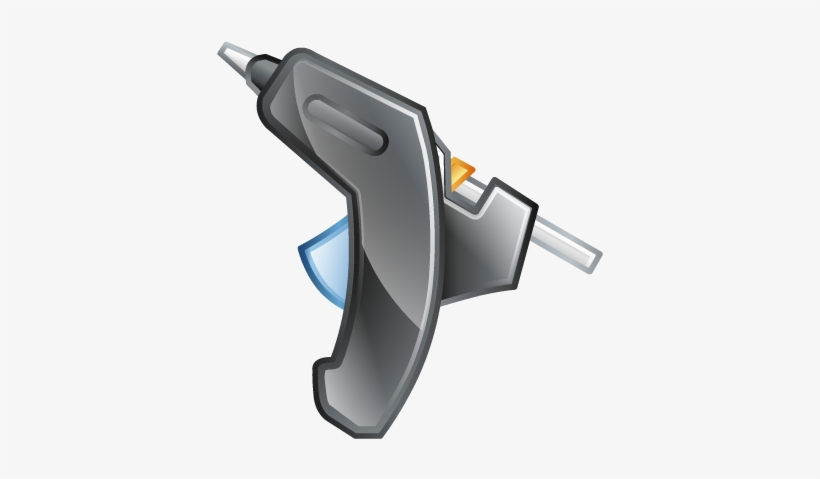 Glue Icon Image - Hot Glue Gun Cartoon, transparent png #3930641