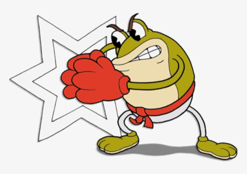 Clap - Cuphead X Mugman Ribby X Croaks And Ship, transparent png #3930762