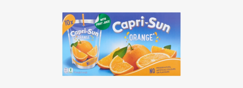 Capri Sun Orange 10 Pack Product Foto - Capri-sun Orange 40pk X 200ml, transparent png #3930971