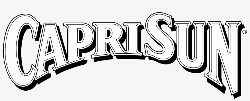 Caprisun Logo Black And White - Capri Sun, transparent png #3931023