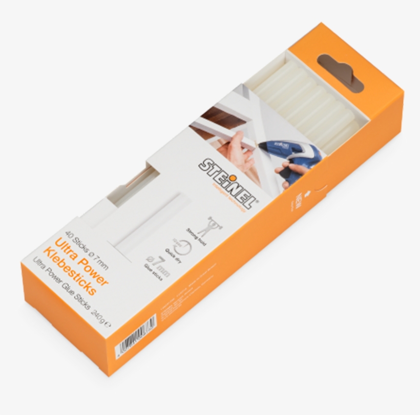 Glue Sticks, Ø 7 Mm Ultra-power - Steinel Hot Melt Glue Sticks 7 Mm 150 Mm Transparent, transparent png #3931104