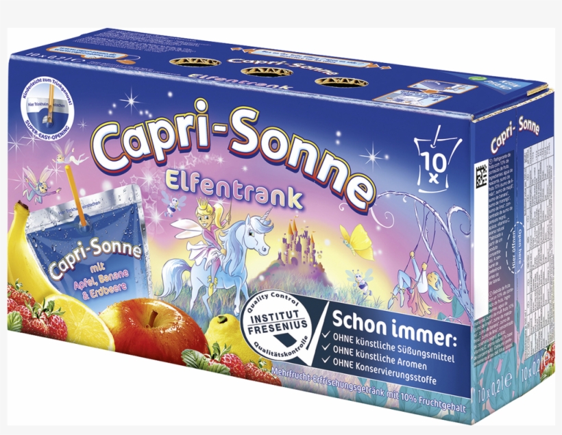 Capri Sun Elfentrank - Capri Sonne, transparent png #3931132