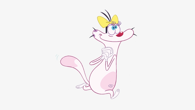 Fullimage Olivia - Olly In Oggy And The Cockroaches - Free Transparent PNG  Download - PNGkey