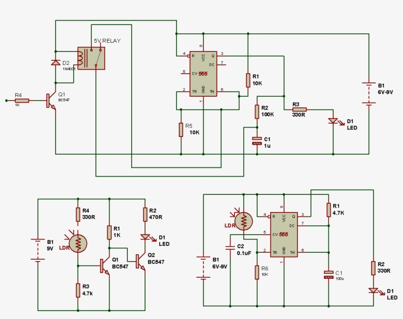 Clap Switch With Monostable And Toggle - Clap Switch With Relay, transparent png #3931614