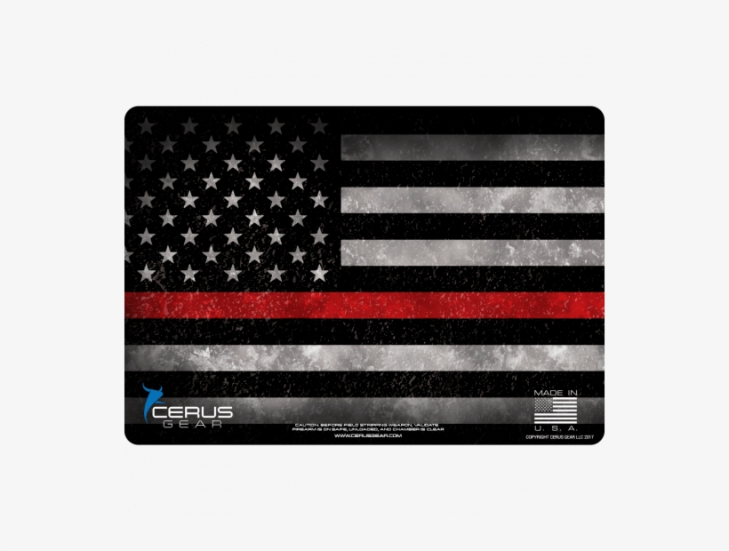 Firefighter Support Mat - Thin Blue Line Design, transparent png #3931632