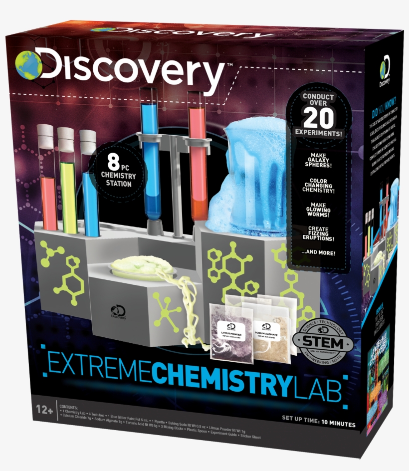 84720 Wm 2017 Disc Extreme Chemistry Lab Render Veritcal - Discovery Extreme Chemistry Lab Kit For Kids, transparent png #3931961