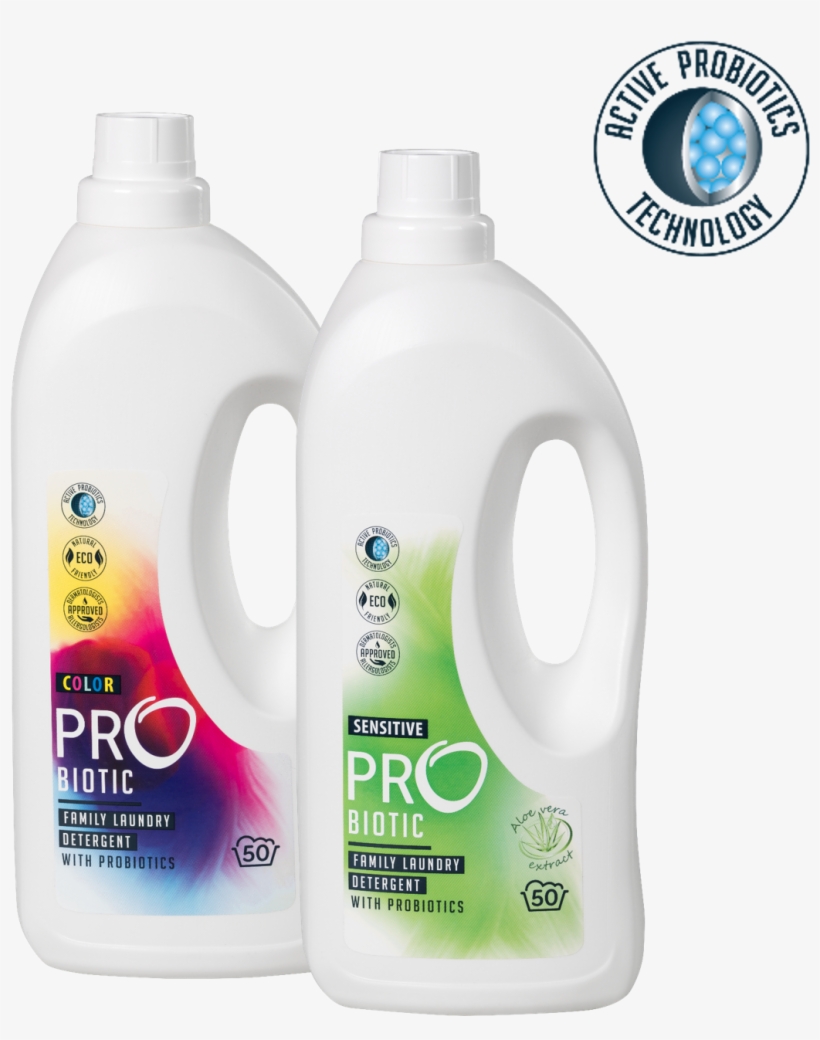 New Probiotic Liquid Laundry Detergents With Unique - Probiotic Detergent, transparent png #3932013