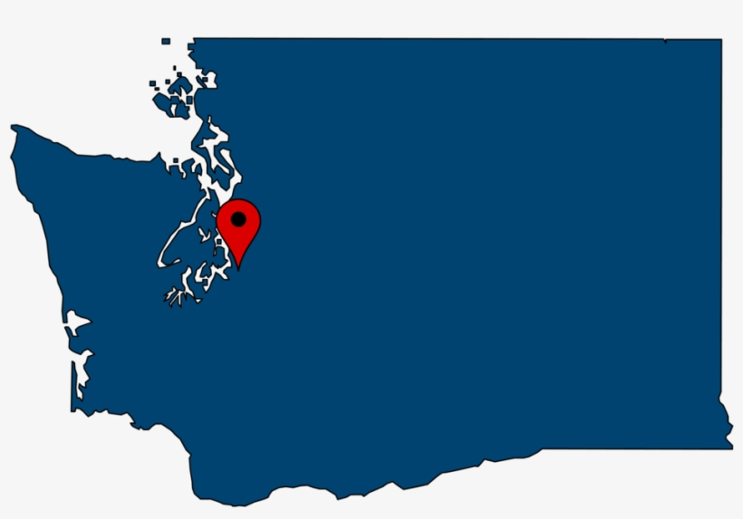 Auburn - Washington State Map Png, transparent png #3932140