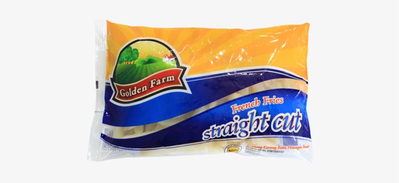 Golden Farm French Fries Straight Cut 500 Gr - French Fries Straight Cut Golden, transparent png #3932926