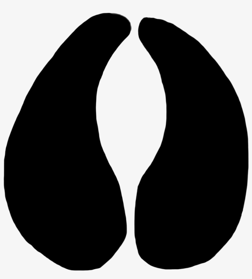 Paw Prints Clipart - Cow Paw Print, transparent png #3933226