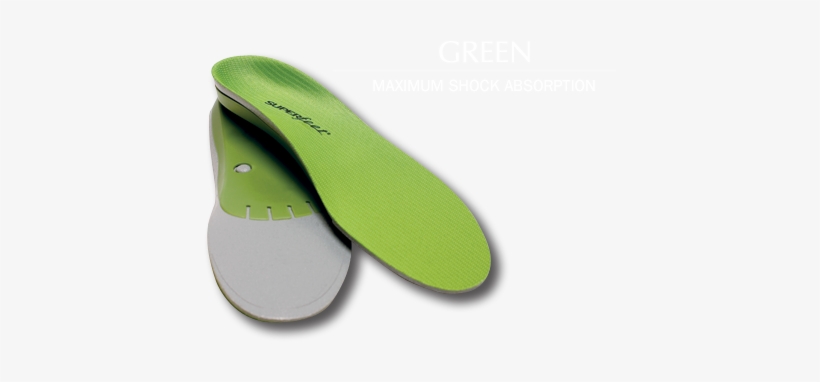 Superfeet Green Premium Insoles - Superfeet Green, transparent png #3933302