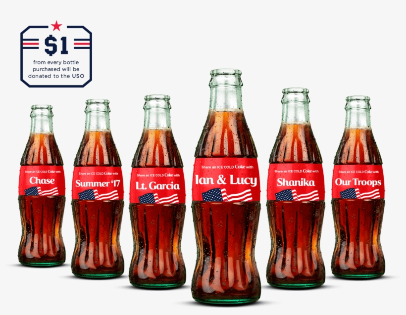 Uso Personalized Coke Bottles Or Cans Share A Coke - Coca-cola Life - 8 Fl Oz Bottle, transparent png #3933305