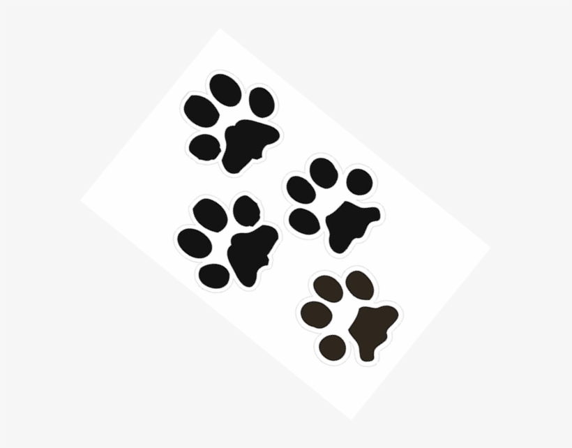 Best Photos Of Bobcat Paw Print Stencil - Bobcat Paw Print, transparent png #3933457