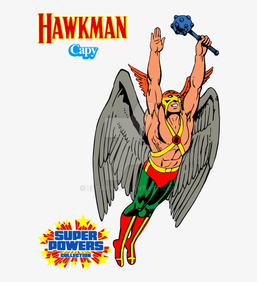 Hawkman By Elcapy Super Powers, Dc Comics, Superhero - False Dc Comics Super Powers Villains 63 Piece Floor, transparent png #3933629