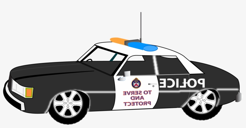 Police Car Clipart - Clip Art Of Police Car, transparent png #3933782