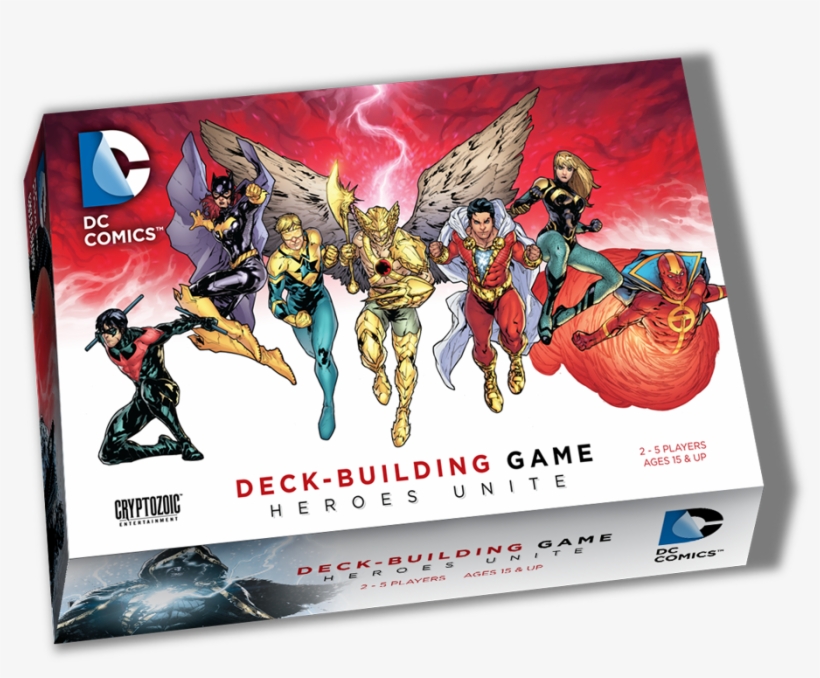 Dc Comics Deck-building Game - Dc Comics Deck Building Game Heroes Unite, transparent png #3933876