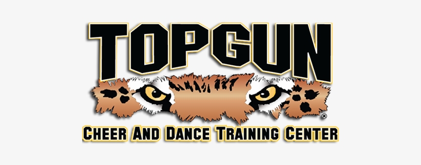 Top Gun Cheerleading Logo Ideas - Top Gun Cheer And Dance Training Center, transparent png #3933924